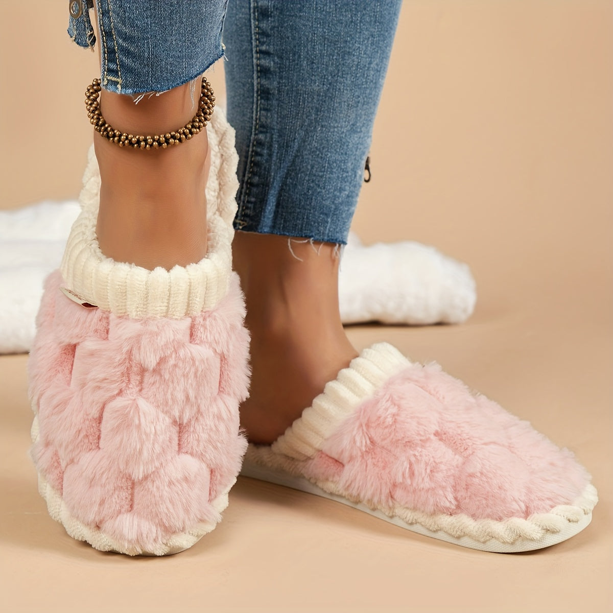 Cozy Winter Fuzzy Slippers - Soft, Warm, and Comfortable