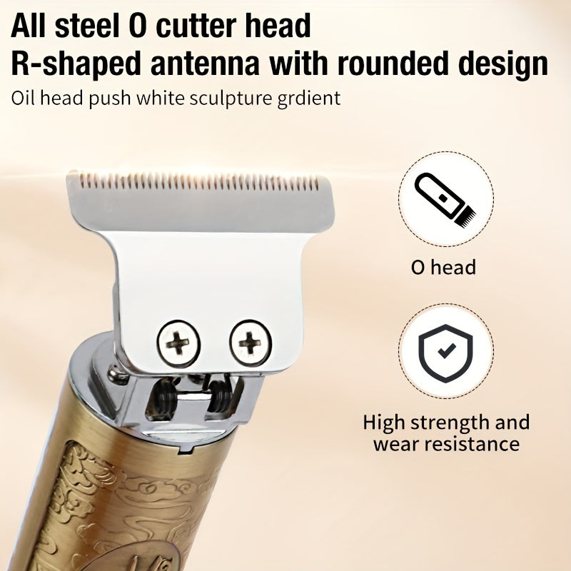 Professional Men Hair Clippers Trimmer Machine Cordless Beard Electric Shaver