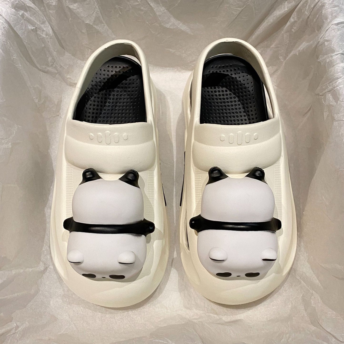 Cute Slippers With Panda Lamp Sandals Slippers with bright light