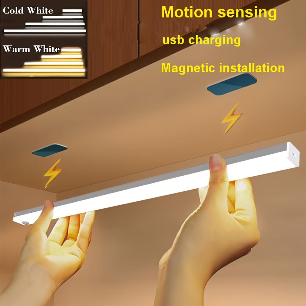 LED Motion Sensor Light Wireless USB Rechargeable Night Light Room Motion Detector Light