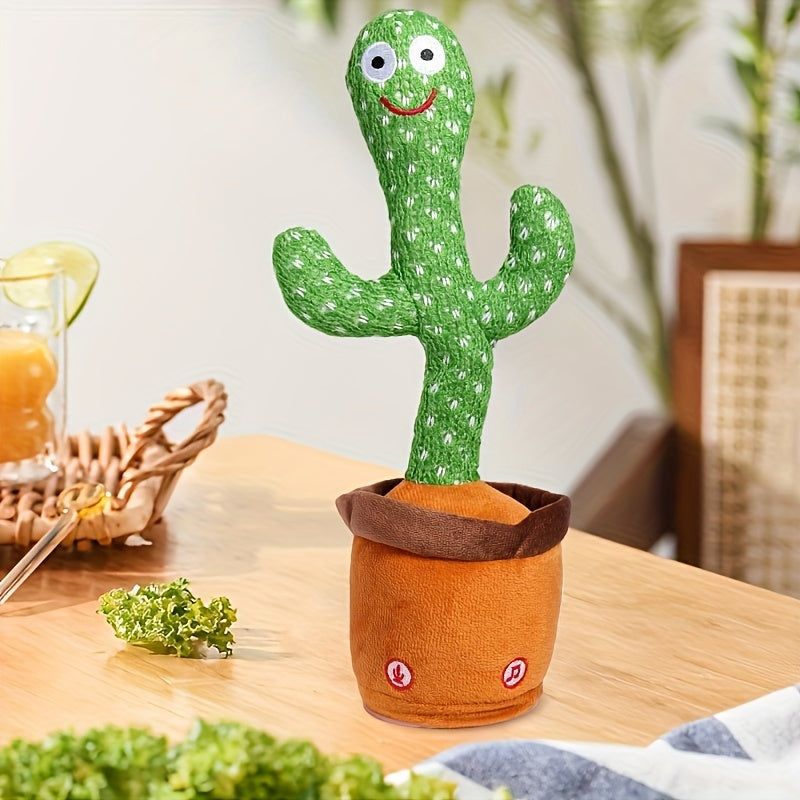 Dancing Cactus Toy With The Song Plush Cute Electronic Shake Education Toys