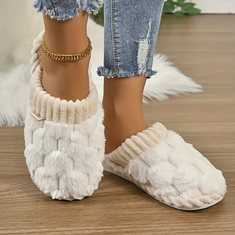 Cozy Winter Fuzzy Slippers - Soft, Warm, and Comfortable