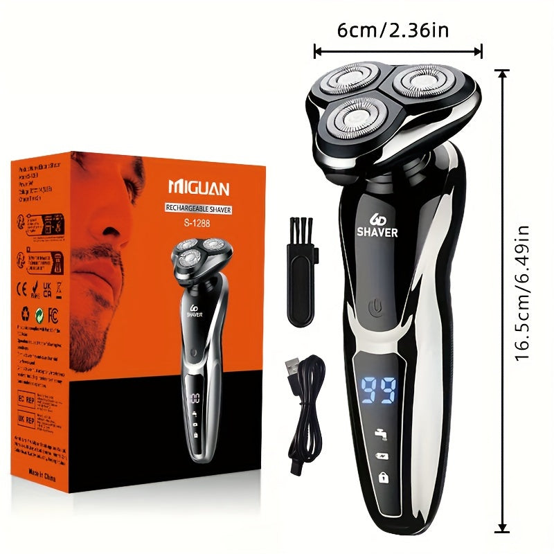 Electric Razor For Men, 3 In 1 Electric Shaver Nose Hair Trimmer