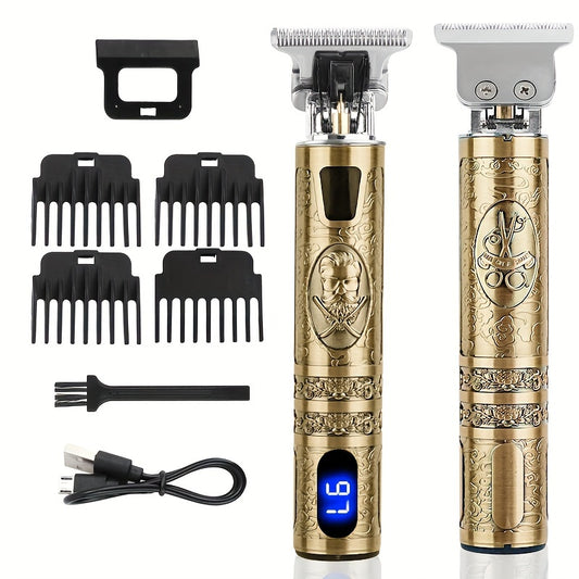 Professional Men Hair Clippers Trimmer Machine Cordless Beard Electric Shaver