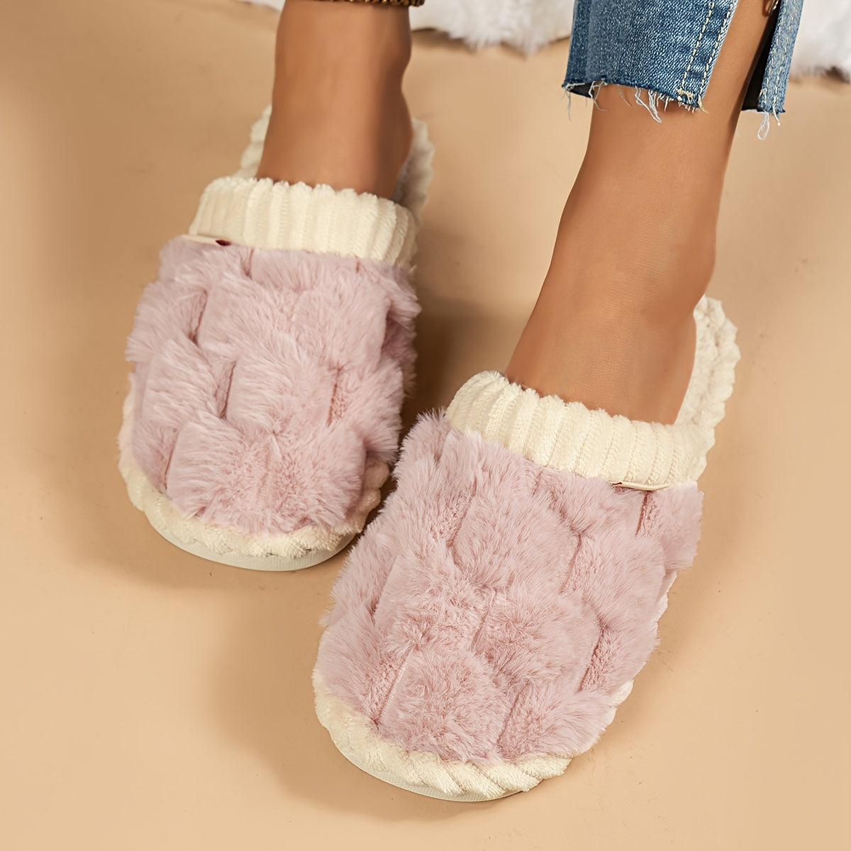 Cozy Winter Fuzzy Slippers - Soft, Warm, and Comfortable