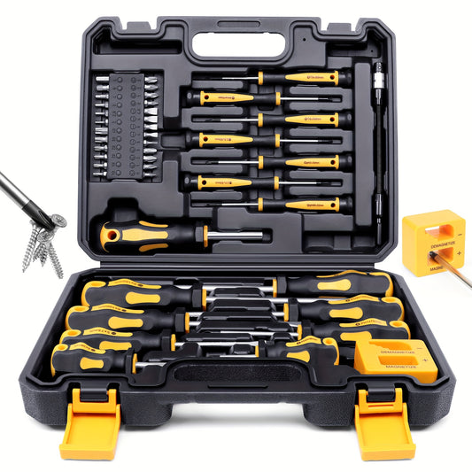 43pcs Magnetic Screwdriver set with Slotted, Phillips, Hex, Torx And Precision