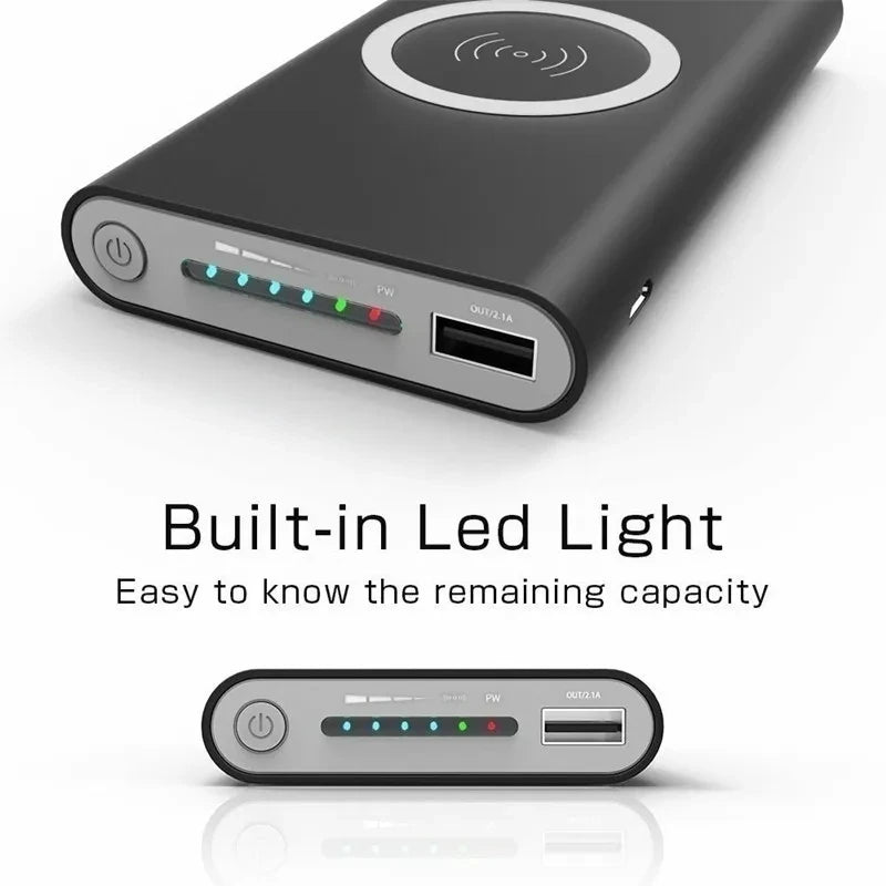 Lenovo Large Capacity Power Bank 200000mAh Portable Charger 120W Fast Charging Wireless PowerBank For iPhone Huawei Samsung