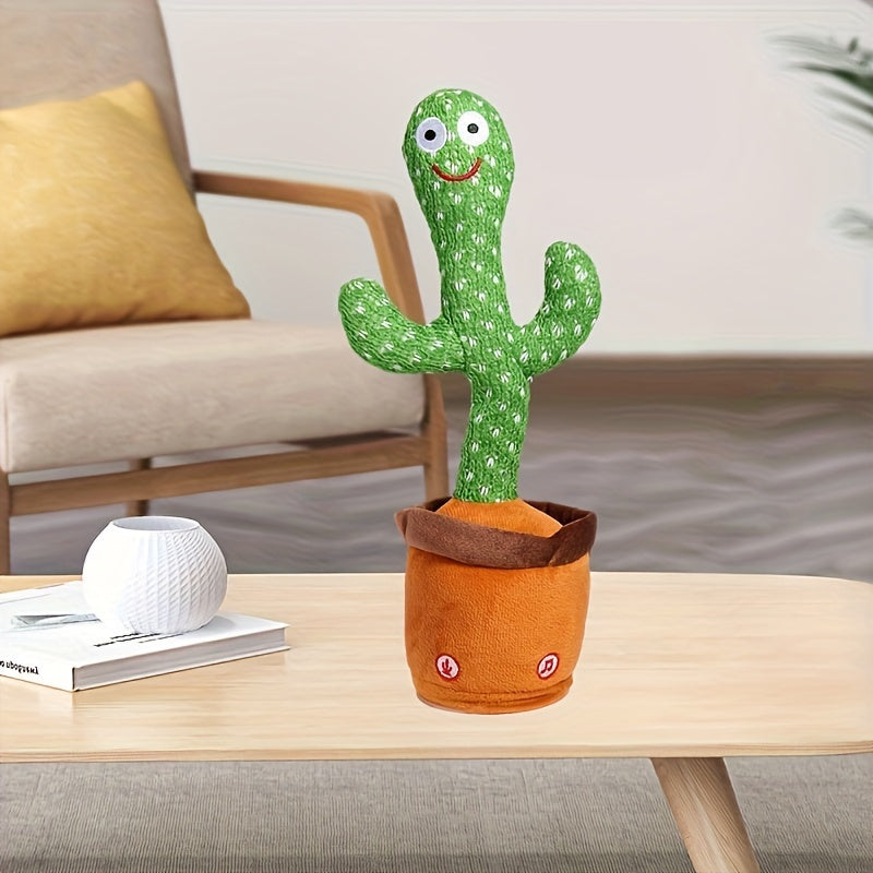 Dancing Cactus Toy With The Song Plush Cute Electronic Shake Education Toys